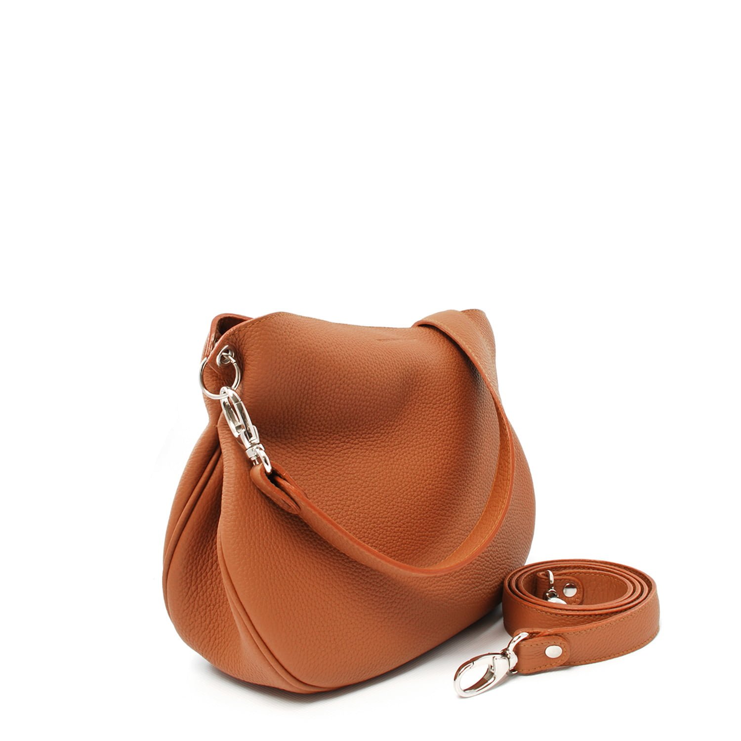 Sac En Cuir Fait Main Motif Stitch (Point) Et Chatouille Marron - Occasion Unique Et Originale