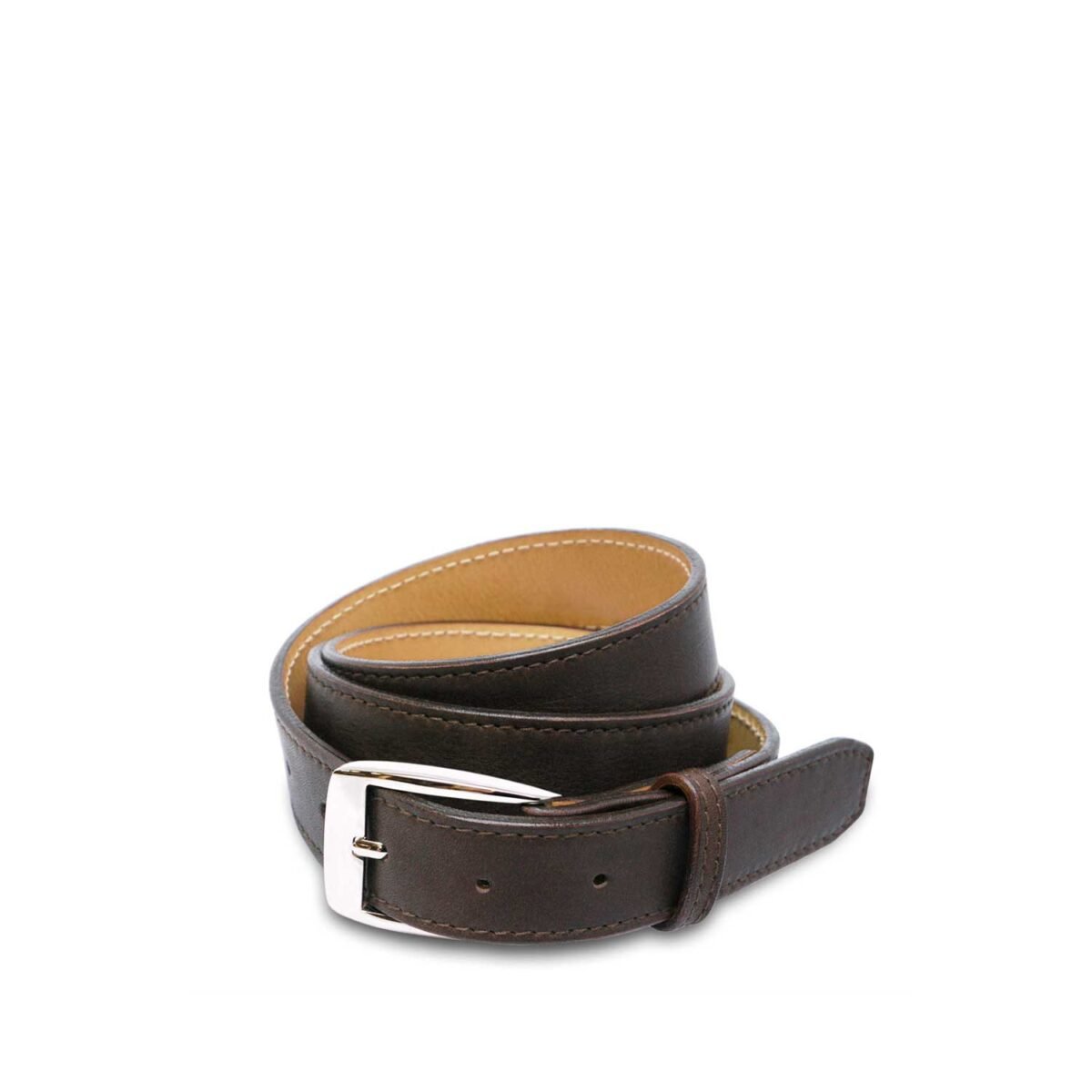 ceinture-marron-cuir-graine-fabrication-francaise