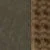 Gros plan d'une surface texturée divisée en deux sections : la gauche est lisse et vert olive, tandis que la droite est ornée d'un tissu tissé marron.
